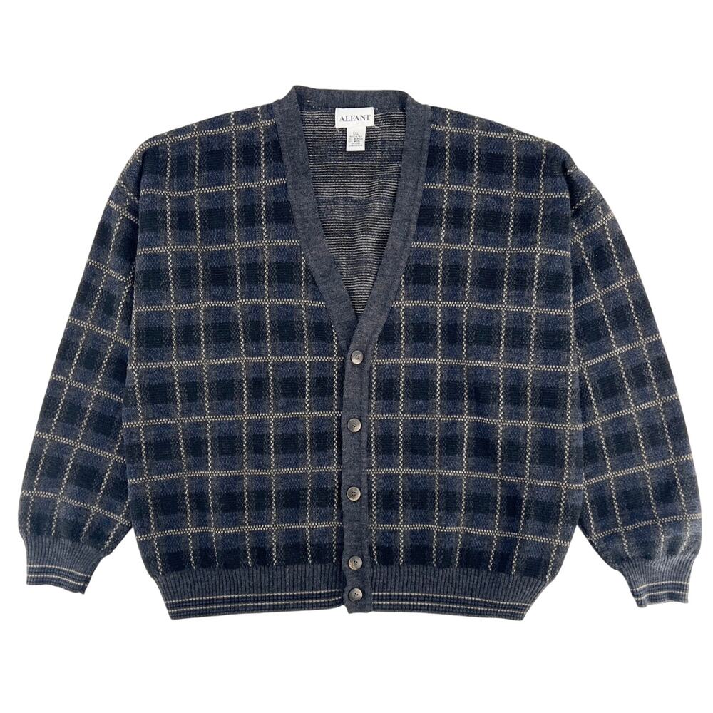 90s plaid cardigan sweater 1990s vintage